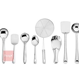 10-Piece Stainless Steel Cooking Spoon Set by Parage