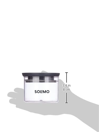 12-Piece Airtight Plastic Storage Jars - 500ml Capacity - Grey