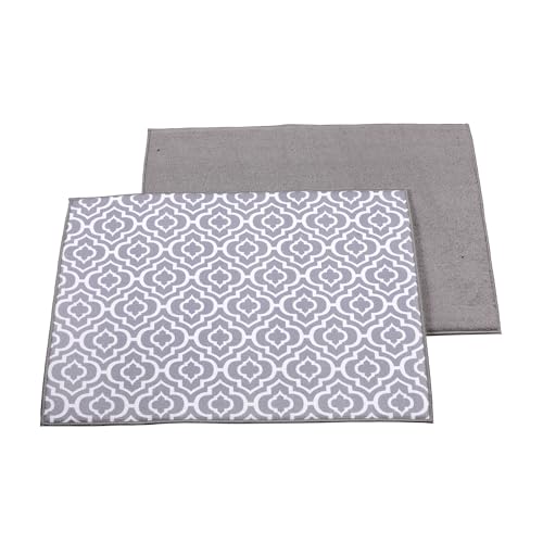 "2-Pack Microfiber Dish Drying Mat Set"