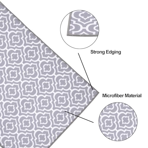 "2-Pack Microfiber Dish Drying Mat Set"