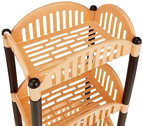 2-Tier Plastic Rack for Kitchen and Bathroom by Solimo