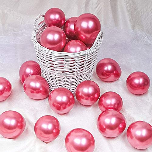 25 Pink & Silver Party Balloons by Flyloons