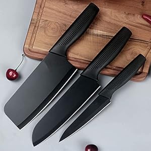 AMENDAS-Stainless-Steel-Professional-Kitchen-Knife-Set-Meat-Knife-Chefs-Knife-with-Non-Slip-Handle-Sharp-Manual-Sharpening-for-Home-Kitchen-and-Restaurant-3-Piece-Set