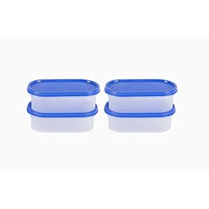 Cutting-Edge-Essentials-Stackable-BPA-Free-Modular-Design-Air-Tight-Kitchen-Storage-Container-Set-with-Plain-Lids-for-Kitchen-Organiser-Pulses-Aatta-Rice-Grains-525ml-Peppy-Blue-Set-of-4