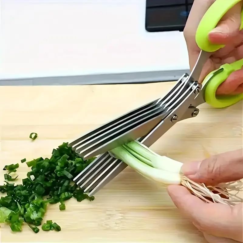 5-Layer Stainless Steel Kitchen Scissors for Multi-Use
