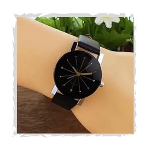 Acnos-Brand-Analog-Watch-for-Girls-5-Diffrent-Dial-Diamond-Cut-Glass-Black-Leather-Watch-for-Women-Analog-Girl-Watches