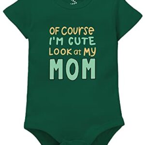 Adorable Mom-Themed Baby Romper for Mother's Day by Zeezeezoo