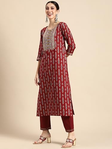 "Alvami Printed Women's Kurta Pant Set with Dupatta"
