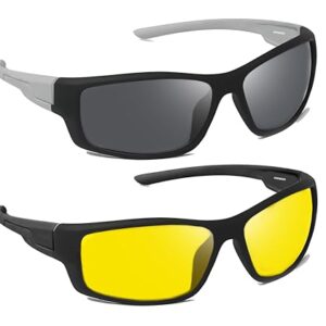 Anemxer Night HD Vision Sunglasses for Driving, UV400 Protection
