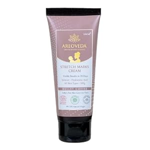 AreoVeda-Stretch-Mark-Cream-for-Old-New-Marks-100g-Visible-Results-in-28-Days-With-Striover-CryoCoffee-Hyaluronic-Acid-Pregnancy-Breast-Feeding-Safe-I-Lab-Tested-Ecocert-Certified-EWG-Verified-Stretch