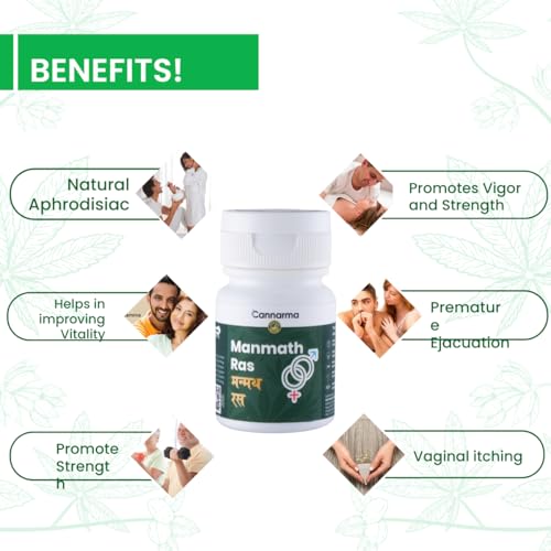 Ayurvedic Cannarma Manmath Ras Tablets for Stamina and Energy