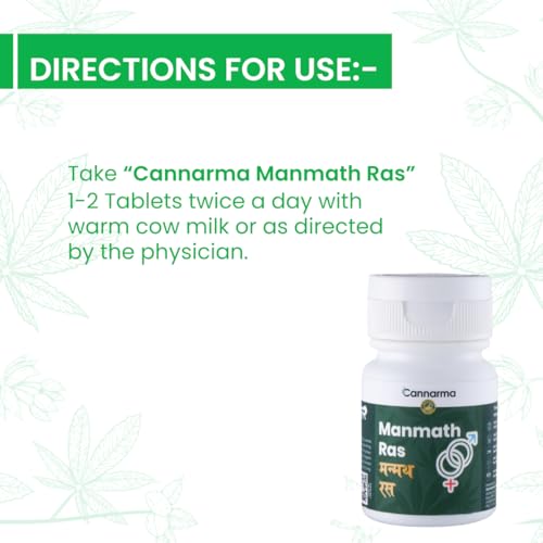 Ayurvedic Cannarma Manmath Ras Tablets for Stamina and Energy
