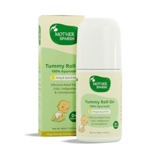 Ayurvedic Mother Sparsh Baby Tummy Roll-On for Colic Relief