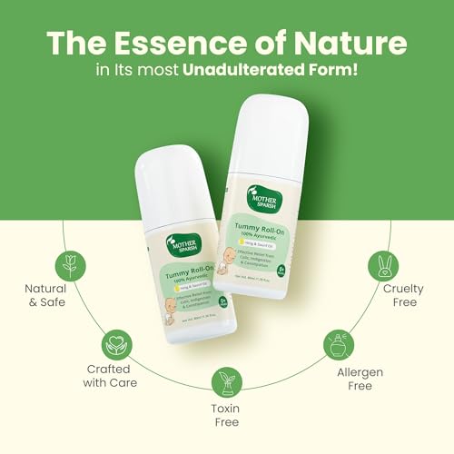 Ayurvedic Mother Sparsh Baby Tummy Roll-On for Colic Relief