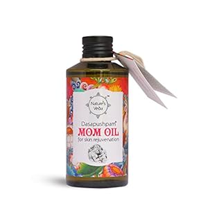 Natures-Veda-Ayurvedic-Dasapushpam-Pregnancy-Massage-Mom-Oil-For-Mom-200-ML-100-Natural-and-Ayurvedic-Oil-Reduction-Dry-Skin-Rash-Stretch-Marks-Skin-Rejuvenated-Scars-Reduction-Oil