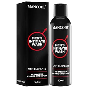 Mancode-Intimate-Wash-For-Men-100ml-with-Tea-Tree-Essential-Oil-Ayurvedic-Natural-Personal-Intimate-Hygiene-Prevents-Itching-Irritation-Dryness-Caused-By-Sweating-Ball-Wash-for-Men