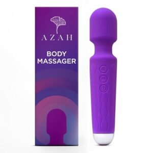Azah Women's Massager: 20 Modes, USB Rechargeable, Waterproof - Pain Relief