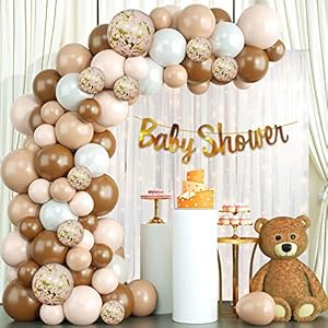 Party-Propz-Baby-Shower-Decoration-Items-44Pcs-Baby-Shower-Decorations-Mom-To-Be-Decoration-Items-Set-Baby-Shower-Banner-Cardstock-With-Pastel-Balloons-White-Net-Curtains-and-Led-Light