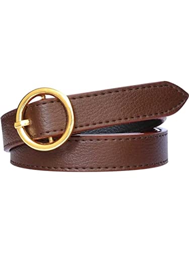 Black and Brown Women's Casual Belt - VTFlair Artificial Leather