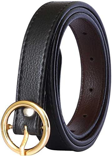 Black and Brown Women's Casual Belt - VTFlair Artificial Leather