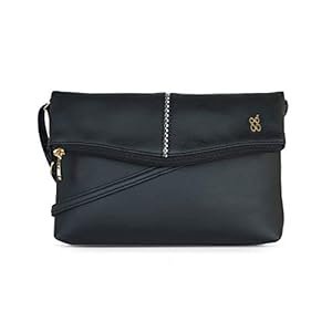 Baggit-Women-Black-Sling-Bag-Small-Size-Ladies-Stylish-Casual-Cross-Body-Purse-Handbag