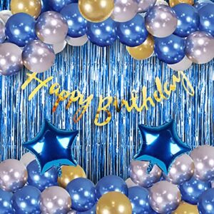 Blue Birthday Decor Kit for Boys - Party Propz 41 Pieces