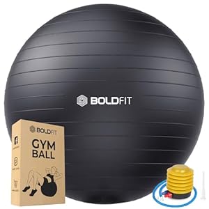 Boldfit-Gym-Ball-for-Exercise-Anti-Burst-Exercise-Ball-with-Foot-Pump-for-Workout-Yoga-Ball-for-Women-and-Men-Swiss-Ball-for-Balance-Stability-Training-Birthing-Ball-for-PregnancyFitness-Black65cm
