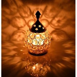 Collectible-India-Akhand-Diya-Diyas-Decorative-Brass-Crystal-Oil-Lamp-Diwali-Decoration-Item-Lantern-Oval-Shape-Diwali-Gifts-Home-Decor-Puja-Lamp-Tea-Light-Holder