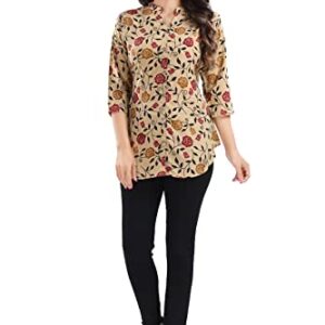 Chic Women's Short Crepe Kurti Top for Everyday Style