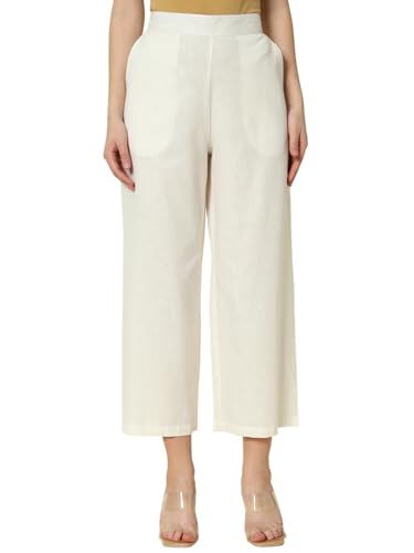 Comfortable Fit Cotton Palazzo Pants for Women by FIORRA