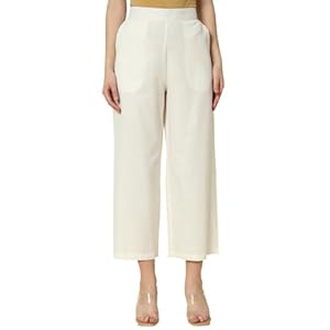 FIORRA-Womens-Cotton-Solid-Palazzo