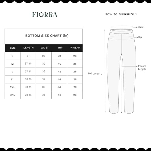 Comfortable Fit Cotton Palazzo Pants for Women by FIORRA