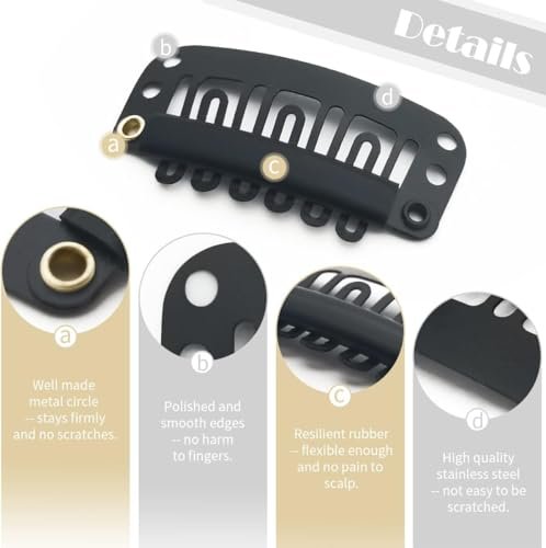 Dupatta & Wig Grip Clips Set for Women and Men