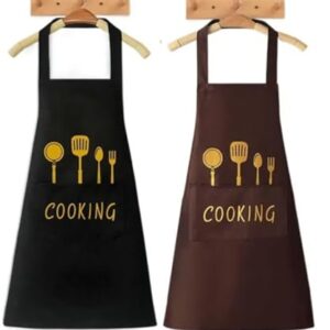 Durable Kitchen Apron with Towels and Pockets for All Genders