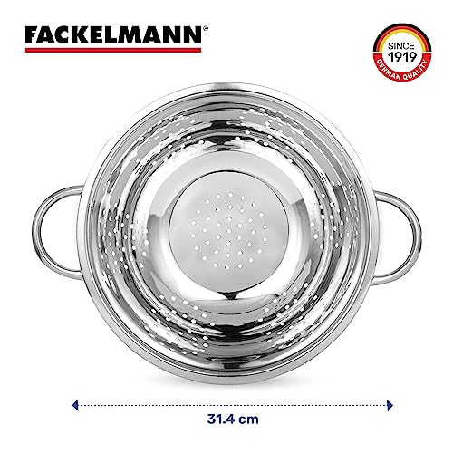 Durable Rust-Free Steel Colander by Fackelmann - 24CM