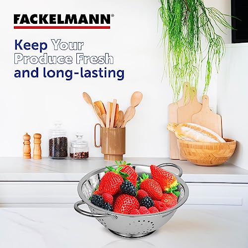 Durable Rust-Free Steel Colander by Fackelmann - 24CM