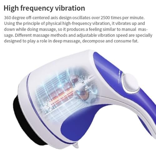 Electric Full Body Massager with 3 Heads for Pain Relief