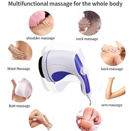 Electric Full Body Massager with 3 Heads for Pain Relief