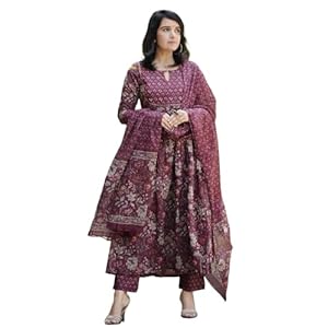 Alvami-Women-Anarkali-Kurta-and-Pant-Set-with-Dupatta