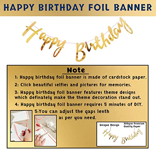 Elegant Birthday Decor Kit - 26 Pieces for Spouse, Cabana Tent with White & Gold Balloons