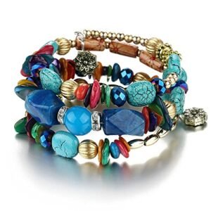 Elegant Blue Stone Bracelet for Women and Girls by Shining Diva