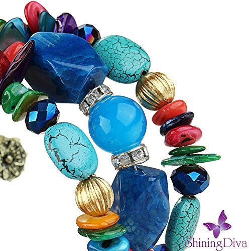 Elegant Blue Stone Bracelet for Women and Girls by Shining Diva