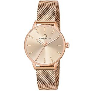 Carlington-Analog-Watches-for-Women-with-mesh-Strap-CT-2007