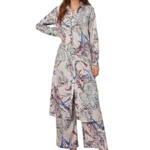 Elegant Cotton Kurta-Set for Women: Printed Anarkali with Pants