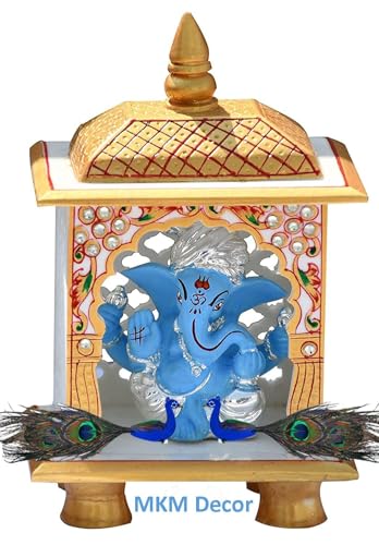 Elegant Home Decor: Set of Artificial Peacock PulGos