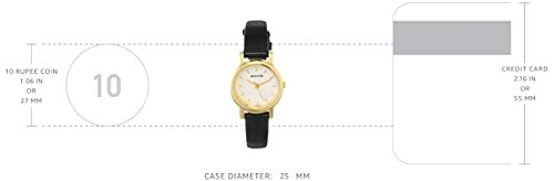 Elegant White Dial Women's Sonata Analog Watch - NM8976YL02W / NL8976YL02W