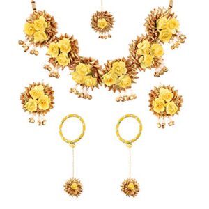 Elegant Zeneme Jewelry Set with Gota Patti Detail for Women and Girls