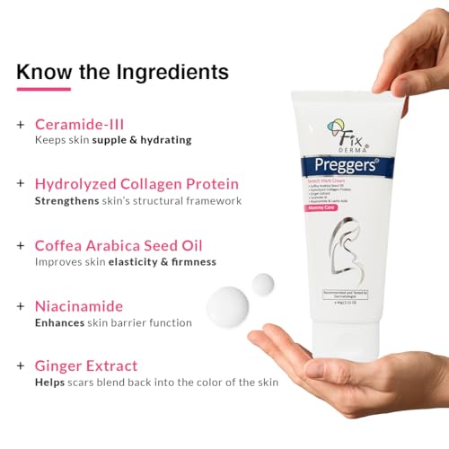 Fixderma Pregnancy Stretch Mark Cream with Ceramide - 60g