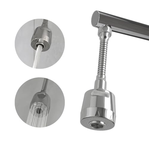 Flexible Kitchen Tap Extender with 2 Flow Modes by WaterScience