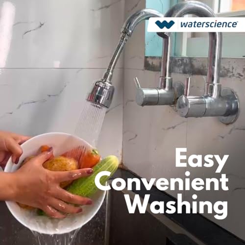 Flexible Kitchen Tap Extender with 2 Flow Modes by WaterScience